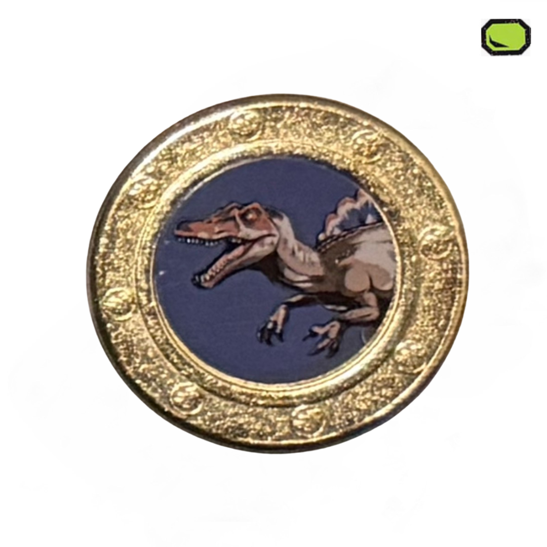 Moneda Conmemorativa Jurassic World Versión Spinosaurus Edición Limitada