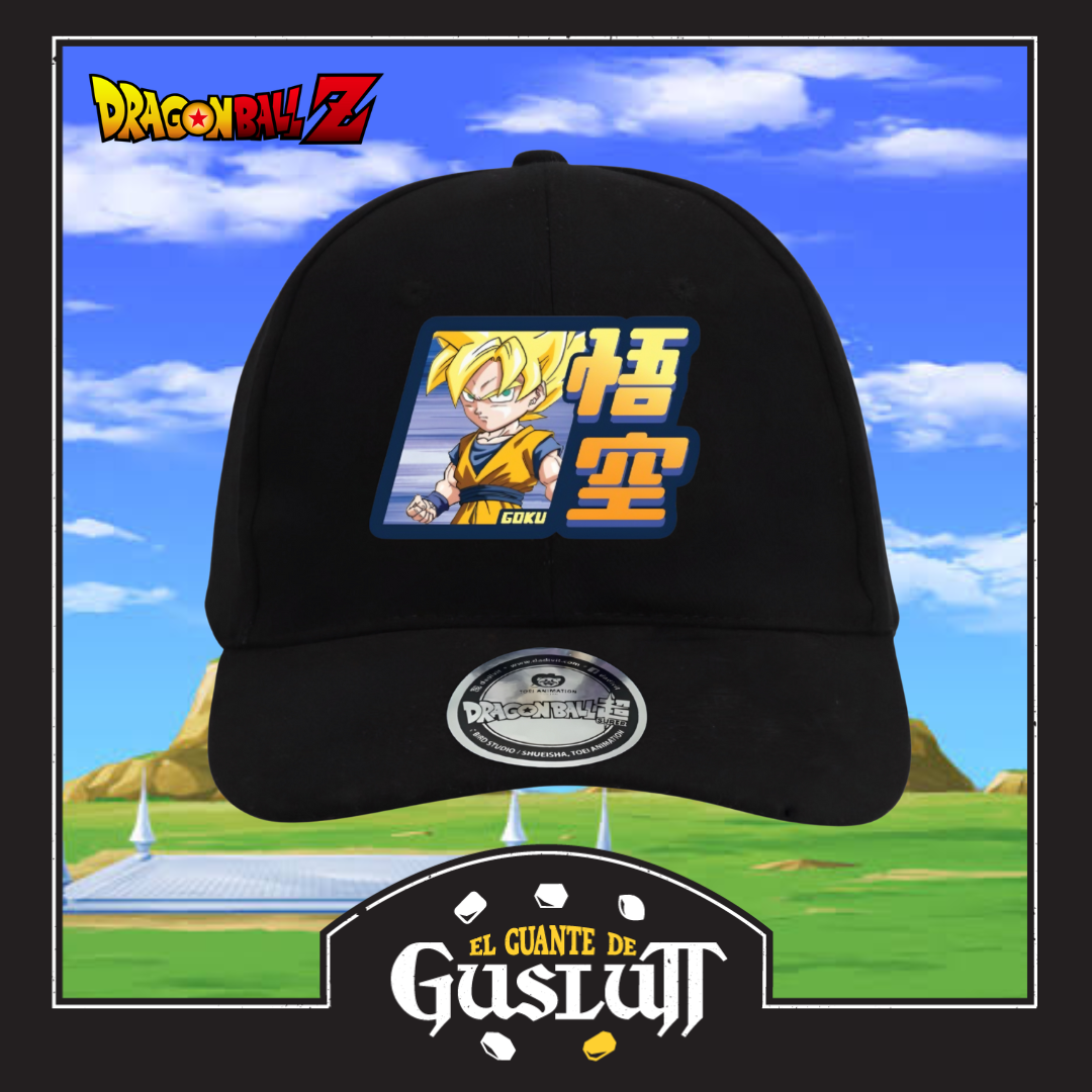 Gorra Dragon Ball Z “Chibi Super Saiyan Goku” Negra