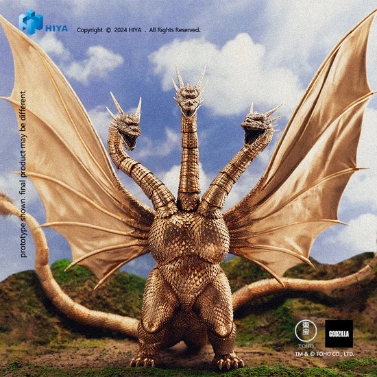 Figura Hiya Toys Godzilla vs King Ghidorah Versión 1991 Escala 1/10