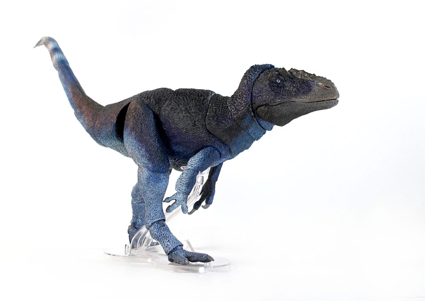 Figura Cyberzoic Yutyrannus Huali Edición Azul Escala 1/18