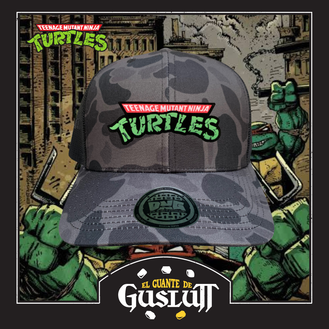 Gorra Tortugas Ninja TMNT Logo Camo Premium Trucker