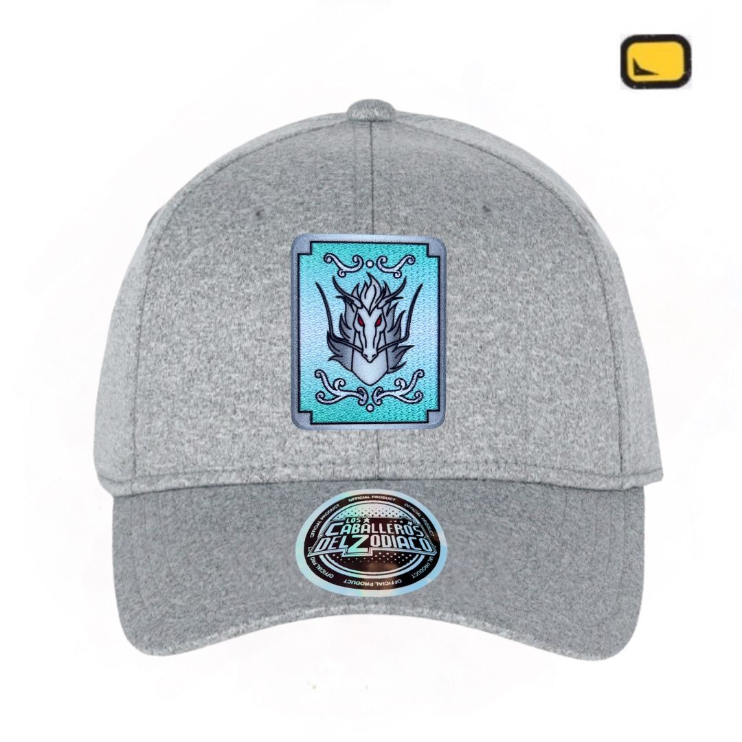 Gorra Saint Seiya “Pandora Box Shiryu Dragon” Gris Jaspe
