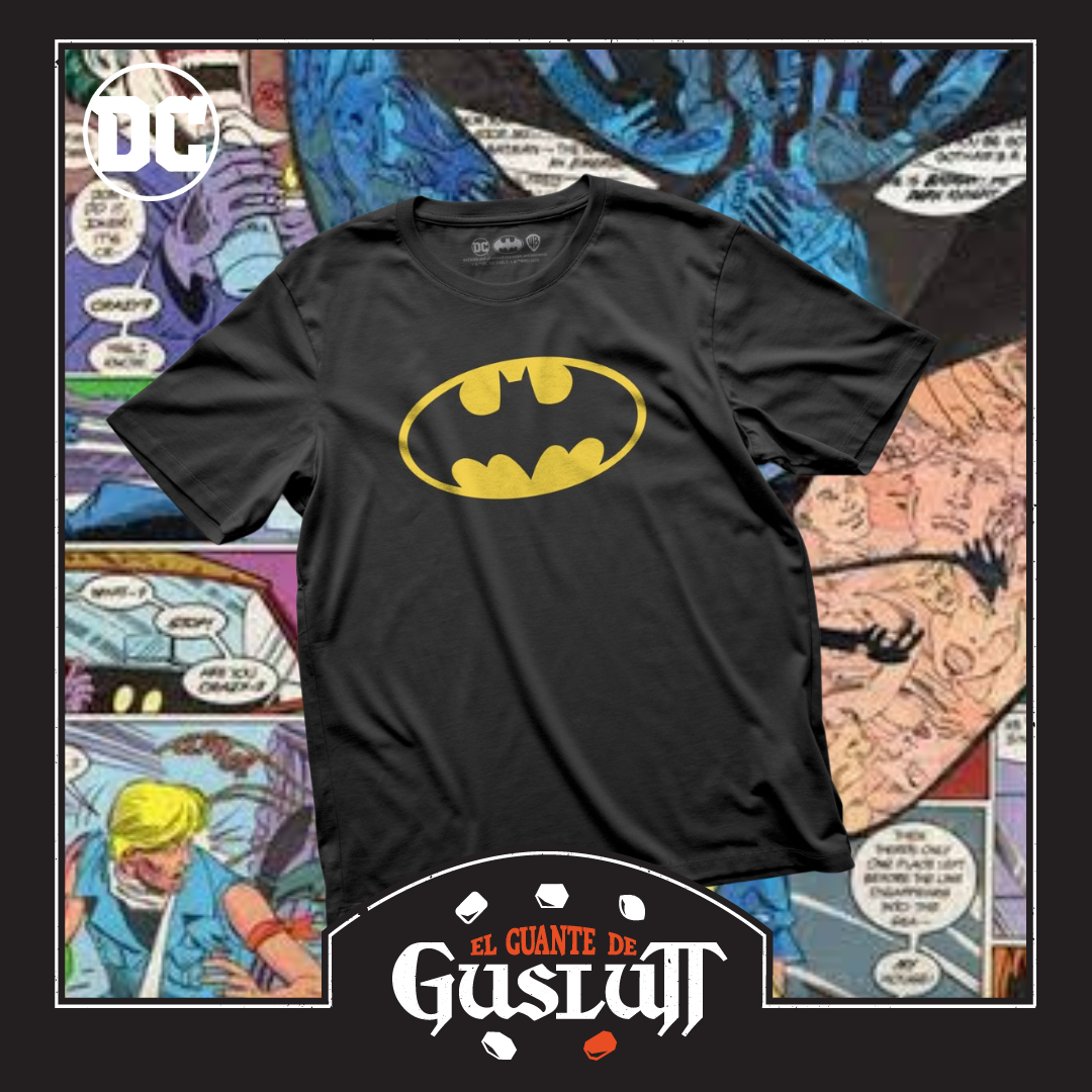 Playera DC Comics Batman Logo Clásico Negra