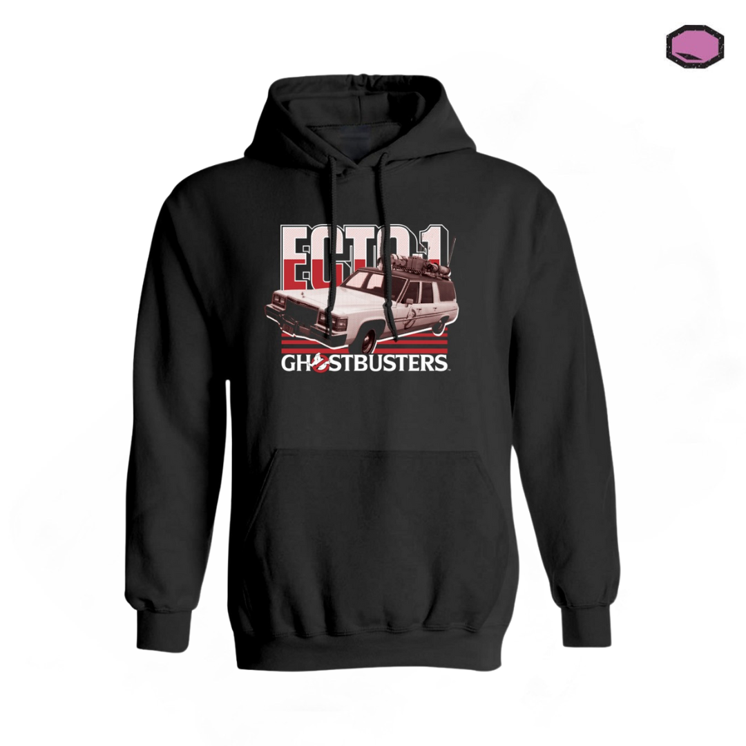 Hoodie Los Cazafantasmas Ecto 1 Negra