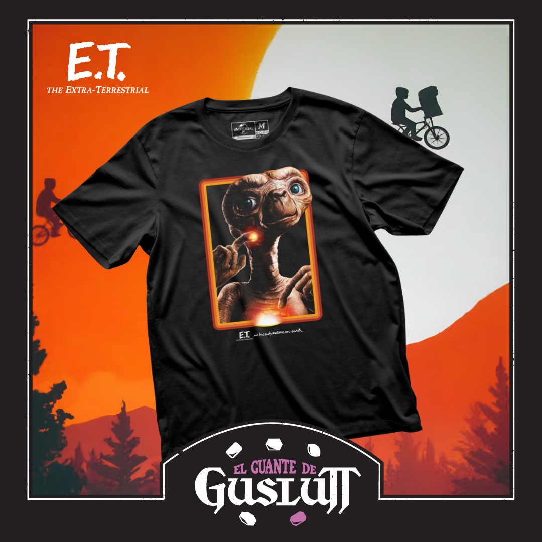 Playera E.T. The Extraterrestrial Negra