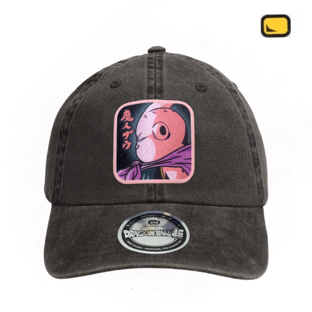 Gorra Dragon Ball Z “Majin Buu” Gris Vintage