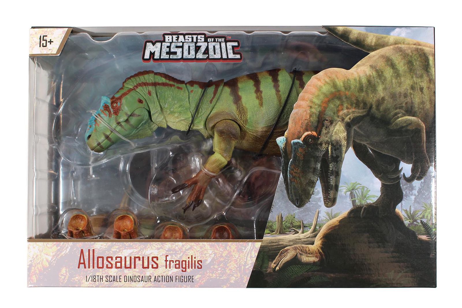 Figura Beasts of the Mesozoic Allosaurus Fragilis Escala 1/18