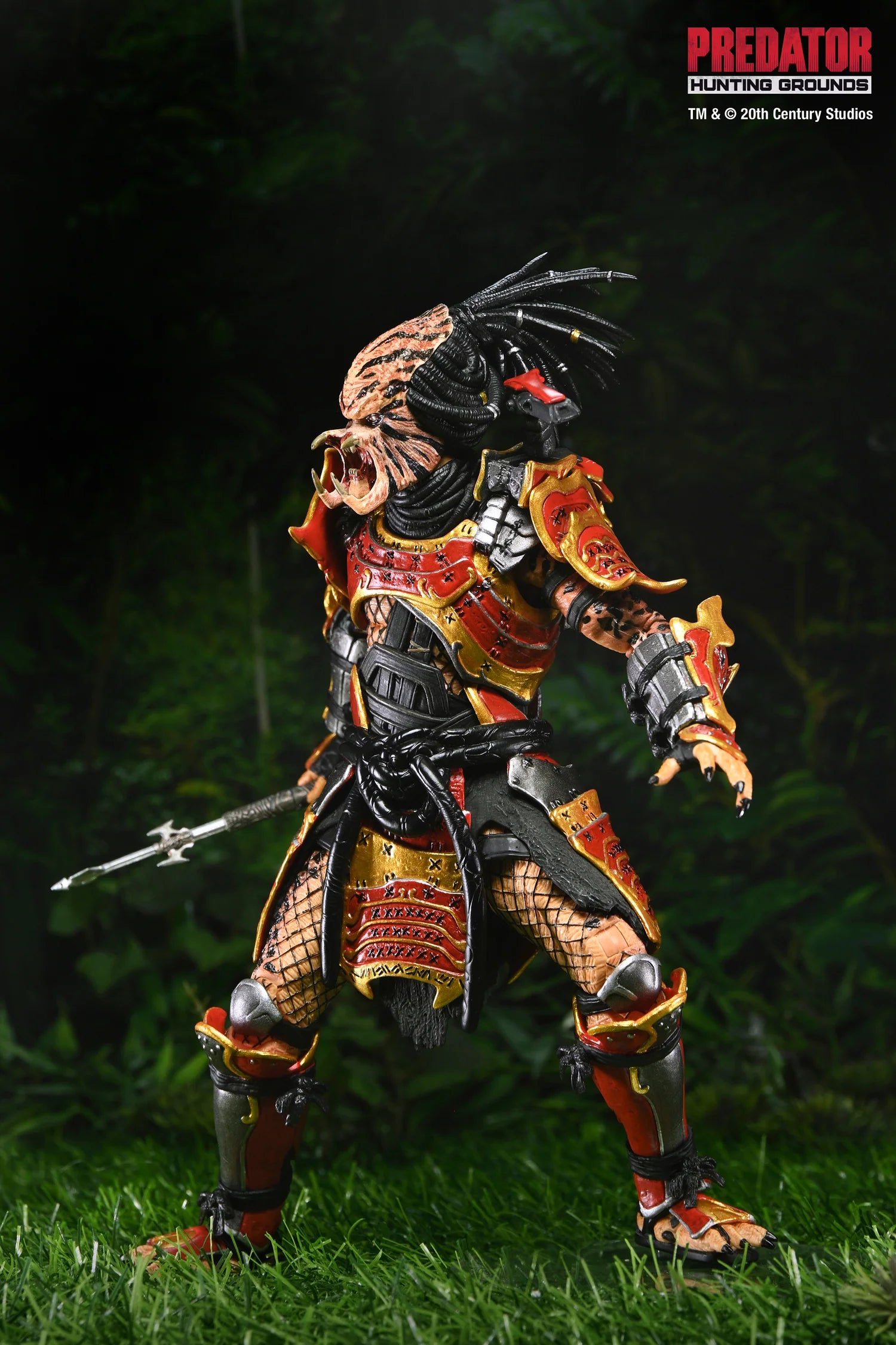Figura NECA Predator Hunting Grounds Samurai Predator Versión Ultimate
