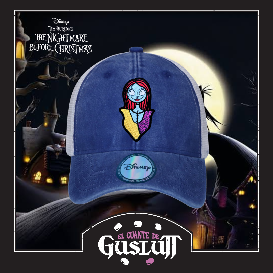 Gorra The Nightmare Before Christmas “Sally” Azul Royal-Blanca Trucker