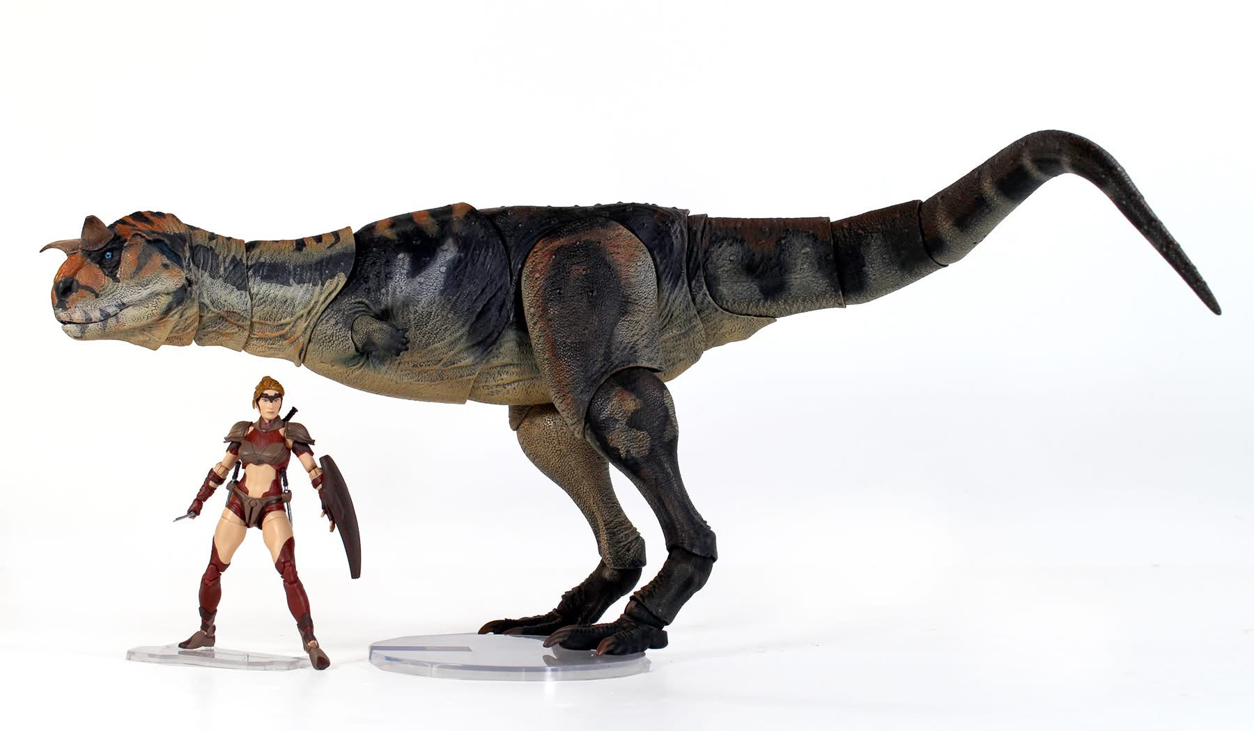Figura Cyberzoic Carnotaurus Sastrei Escala 1/18