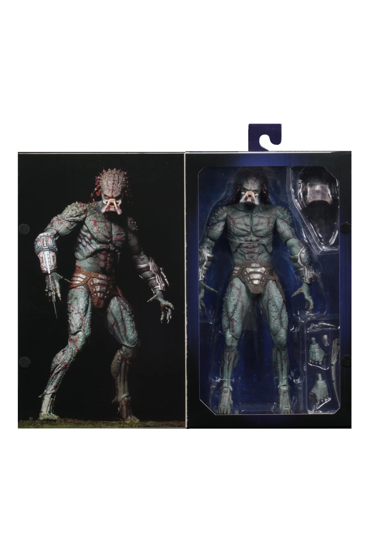 Figura NECA Armored Assassin Predator Versión Deluxe