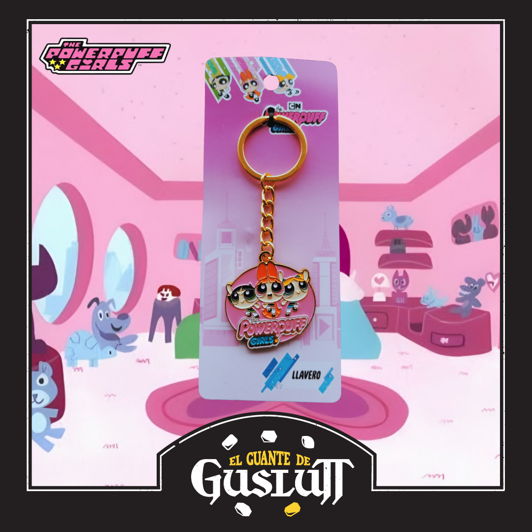 Llavero Cartoon Network The Powerpuff Girls Metálico Edición Limitada