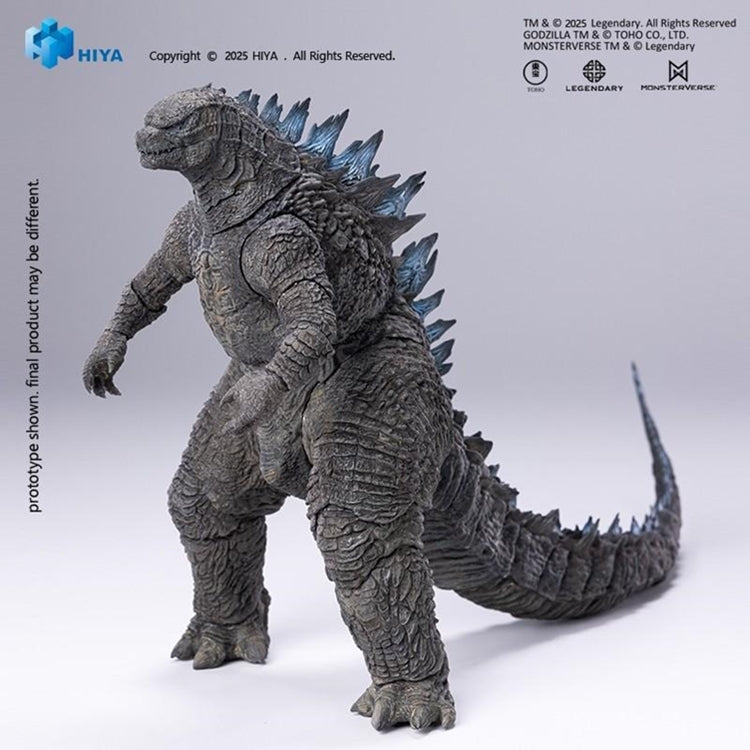 Figura Hiya Toys Godzilla Heat Ray Godzilla Versión Traslúcida 2014 Escala 1/10