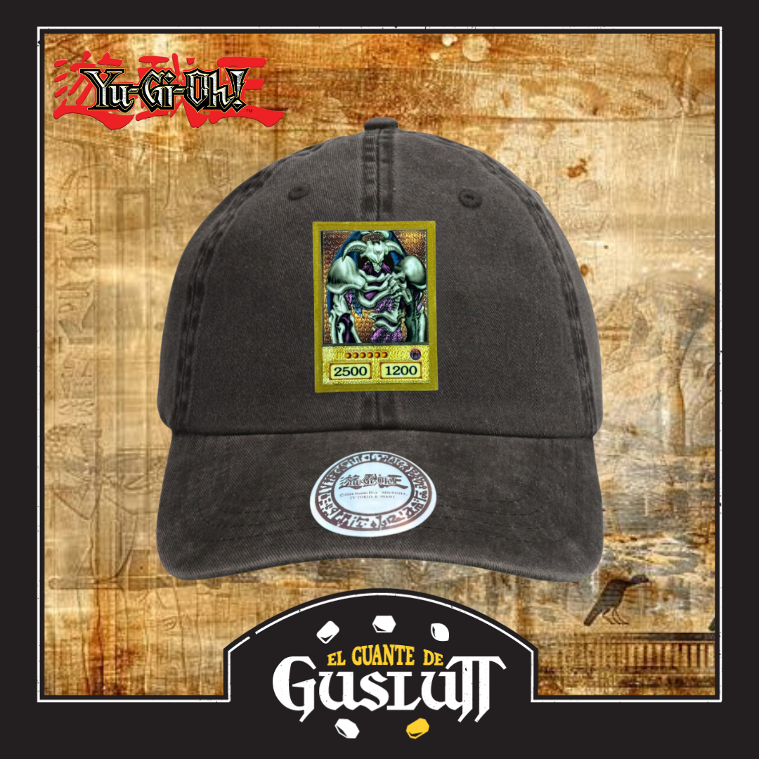Gorra Yu-Gi-Oh! Convoco al Cráneo Gris Tipo Deslavada