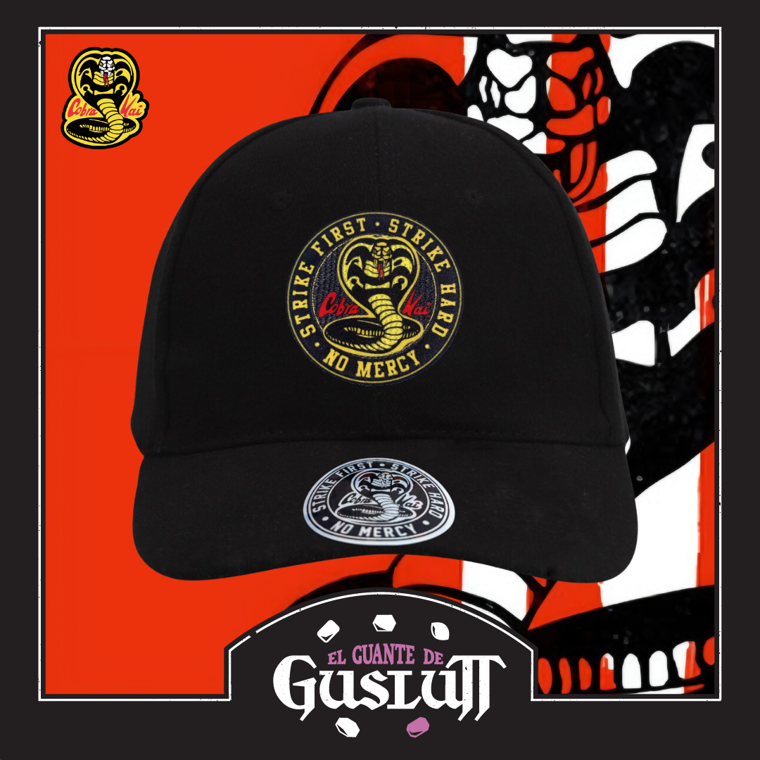 Gorra Cobra Kai Logo Negra