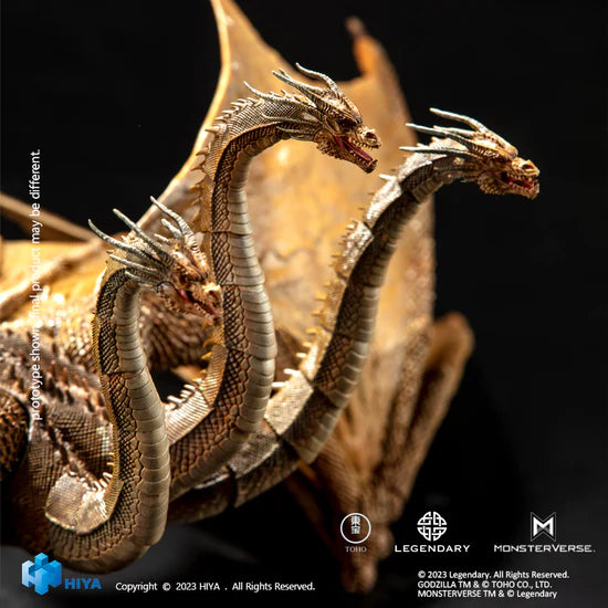 Figura Hiya Toys Godzilla King of the Monsters King Ghidorah Versión 2019 Escala 1/10