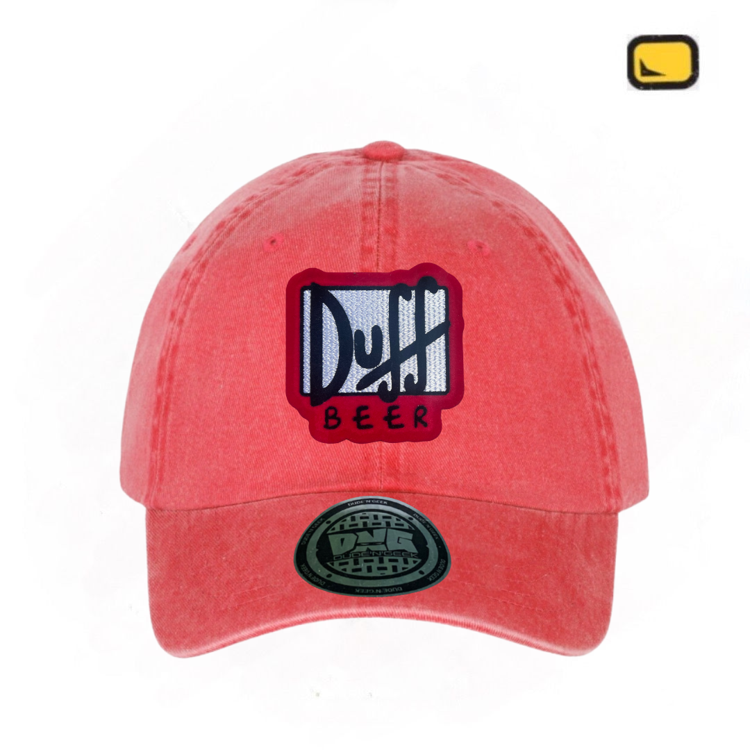Gorra The Simpsons “Duff Beer” Roja Vintage