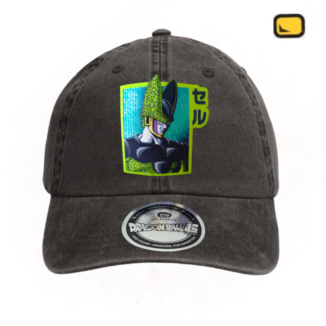 Gorra Dragon Ball Z “Cell Final Form” Gris Vintage