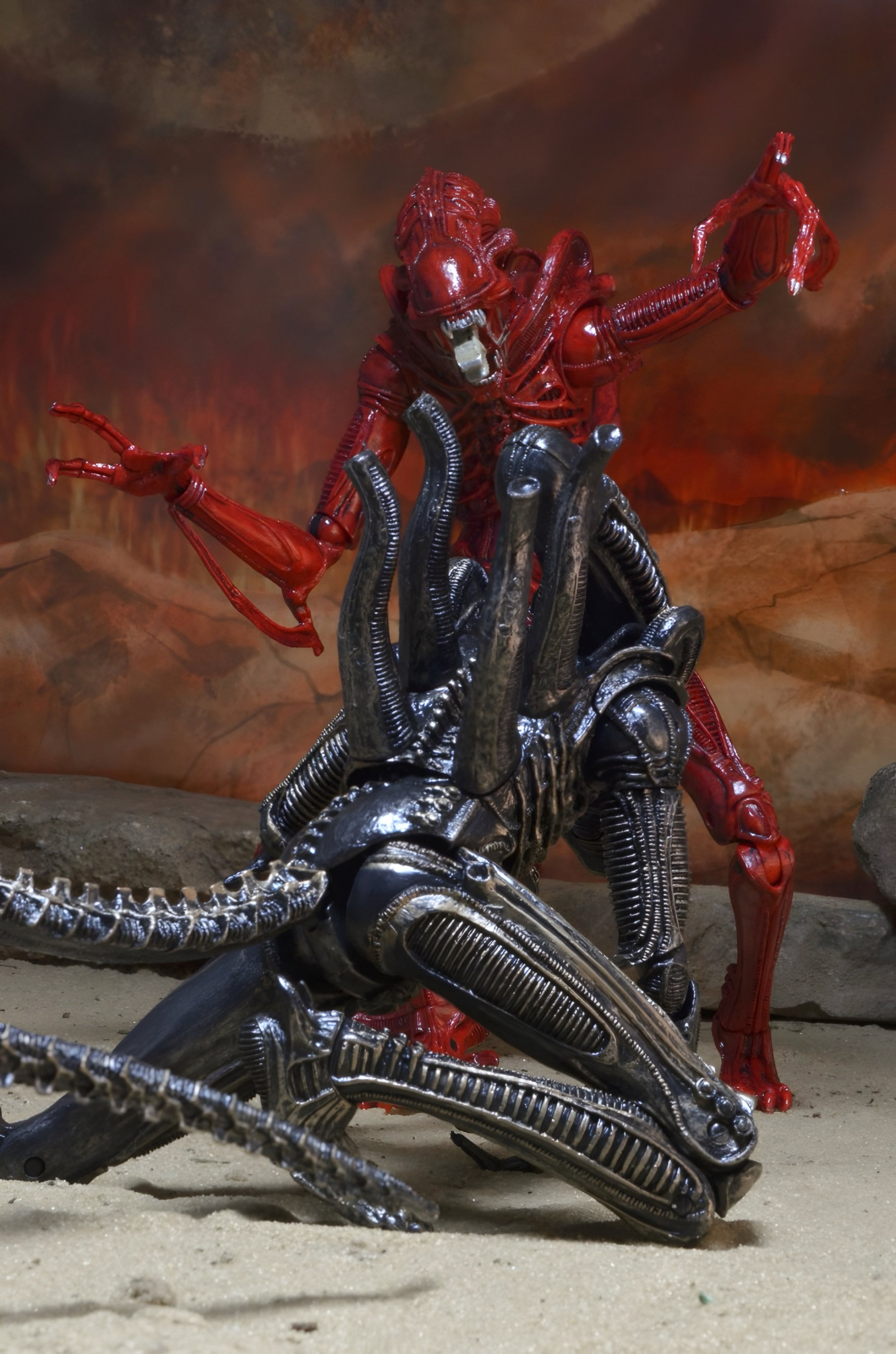 NECA Aliens Genocide Xenomorph Warrior (Red Version)