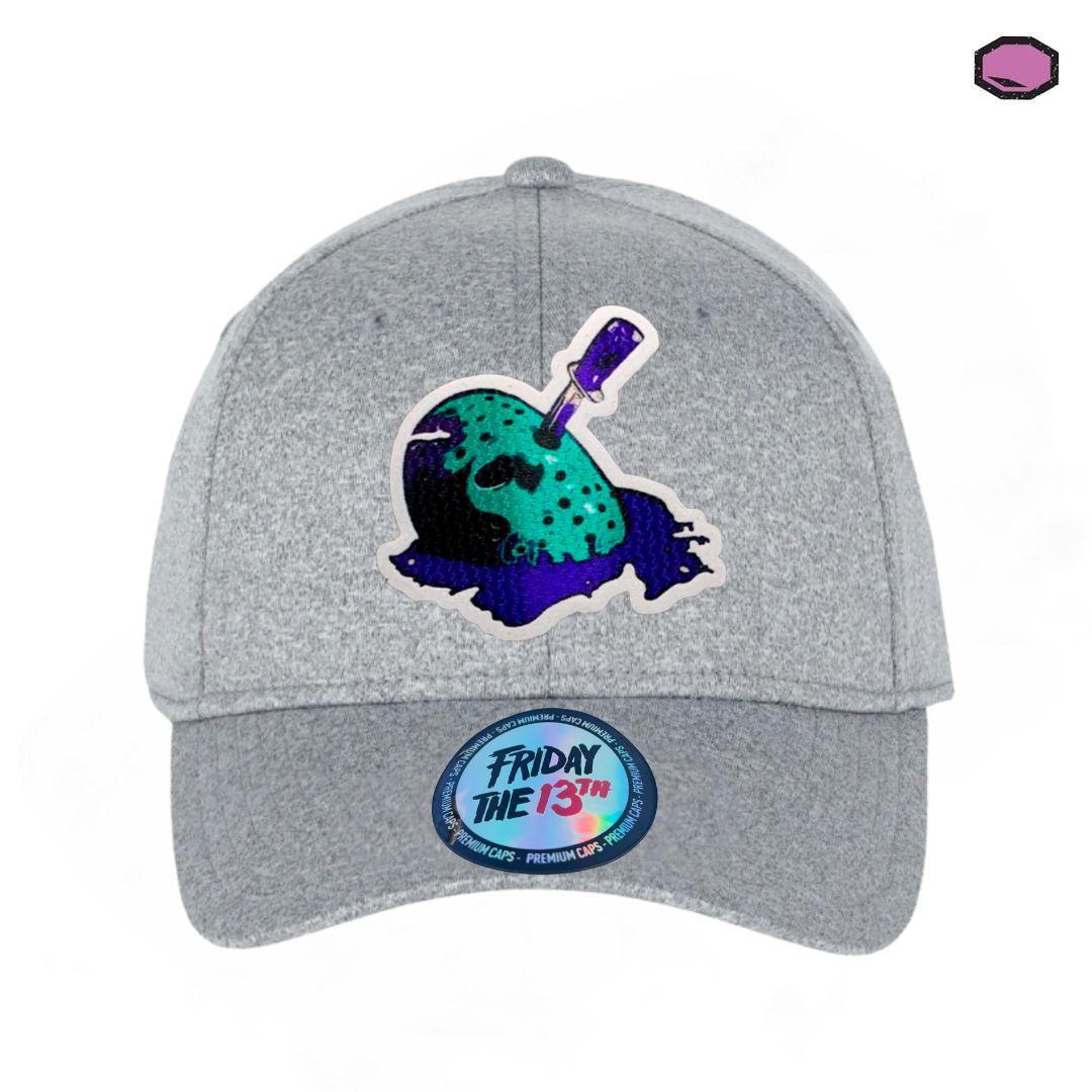 Gorra Friday the 13th NES Videogame Gris Jaspe