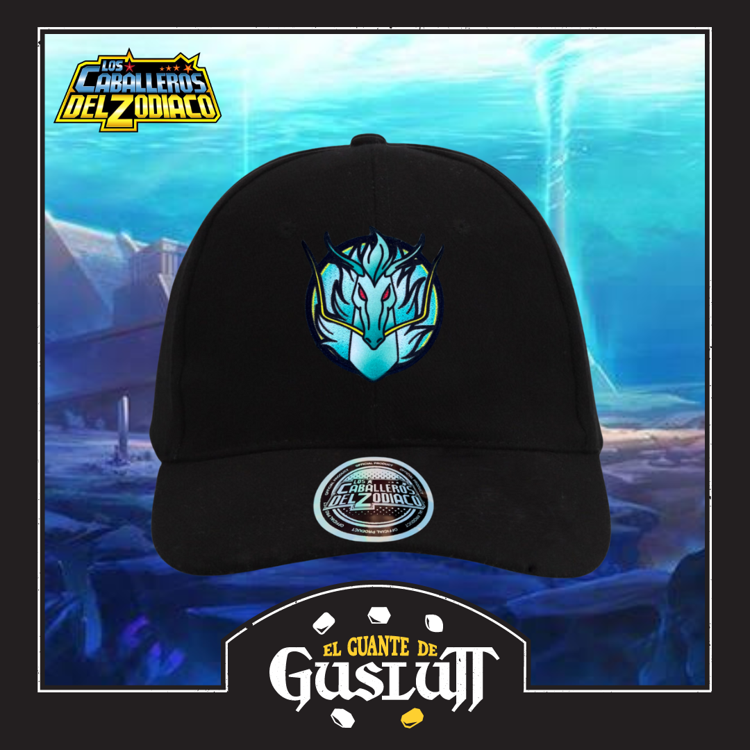 Gorra Los Caballeros del Zodiaco Dragón Shiryu Negra