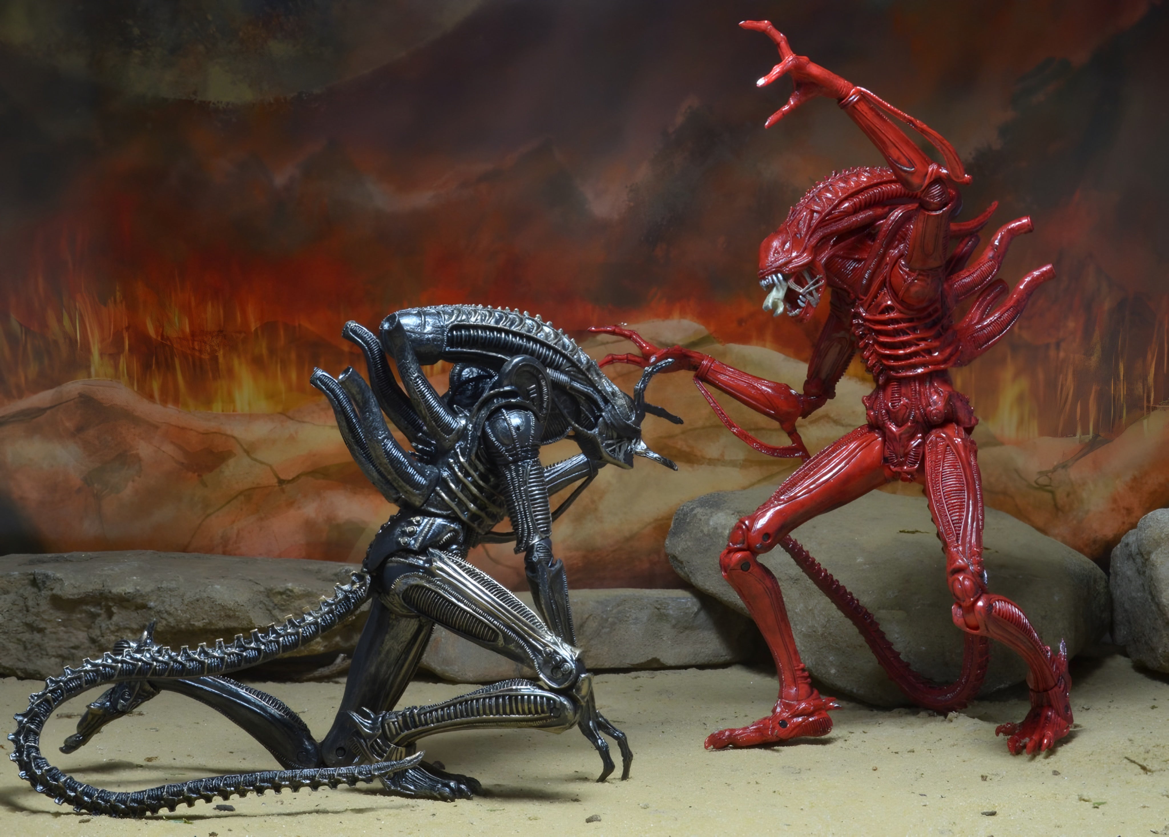 NECA Aliens Genocide Xenomorph Warrior (Red Version)
