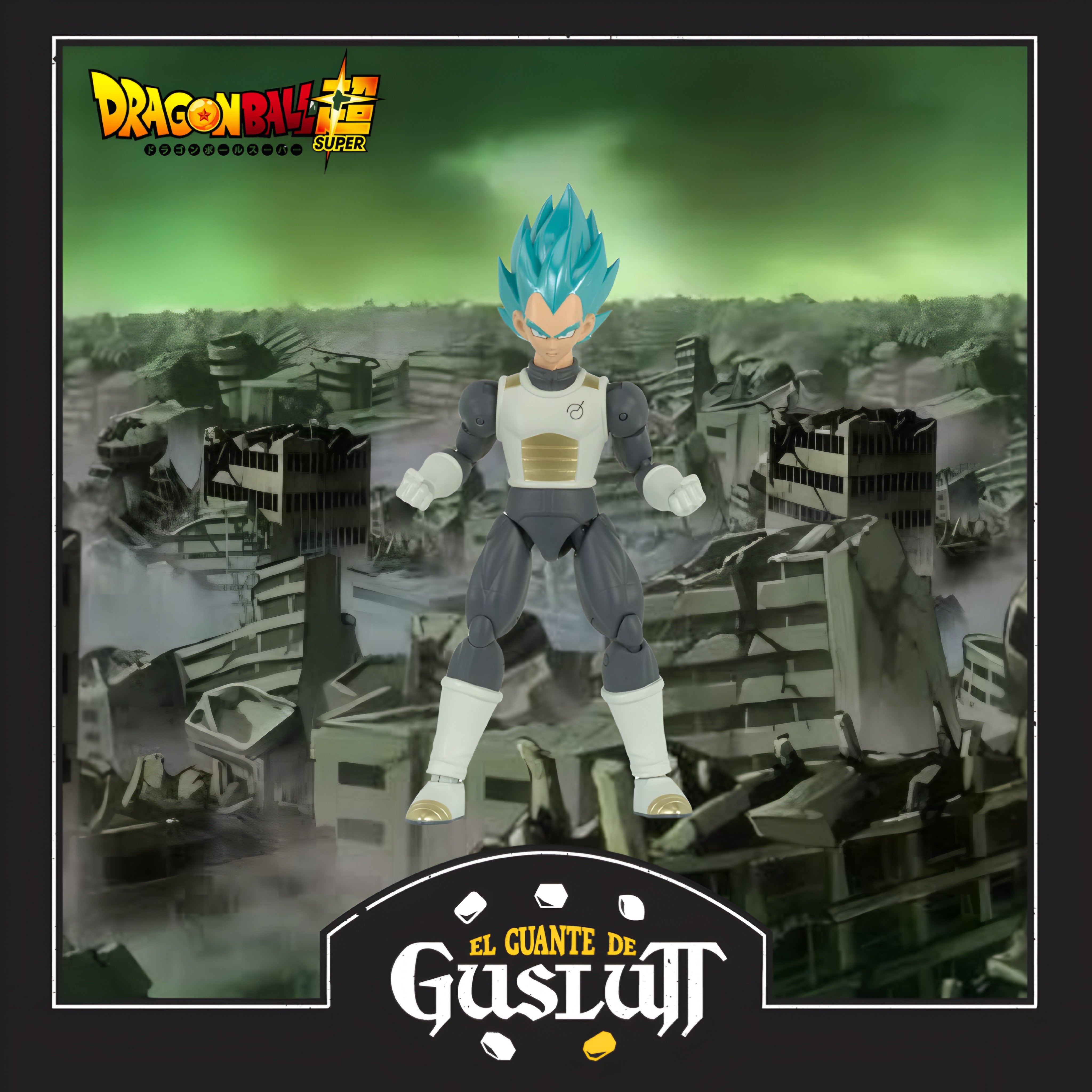 Figura Dragon Ball Super Dragon Stars Series Super Saiyan Blue Vegeta Escala 1/12