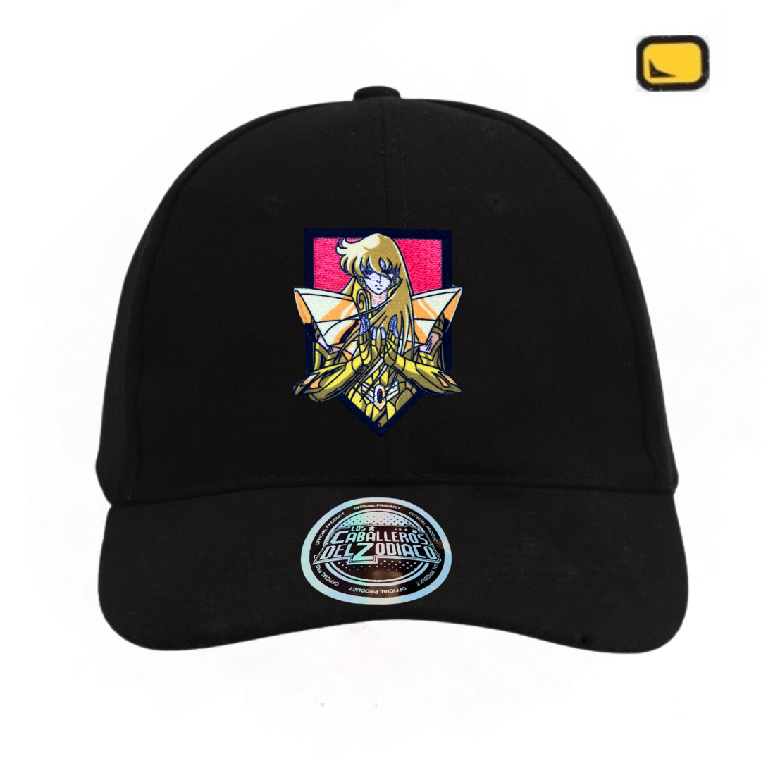 Gorra Los Caballeros del Zodiaco Shaka de Virgo Negra