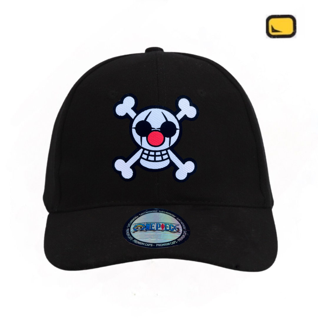 Gorra One Piece Bandera Buggy El Payaso Estrella Negra