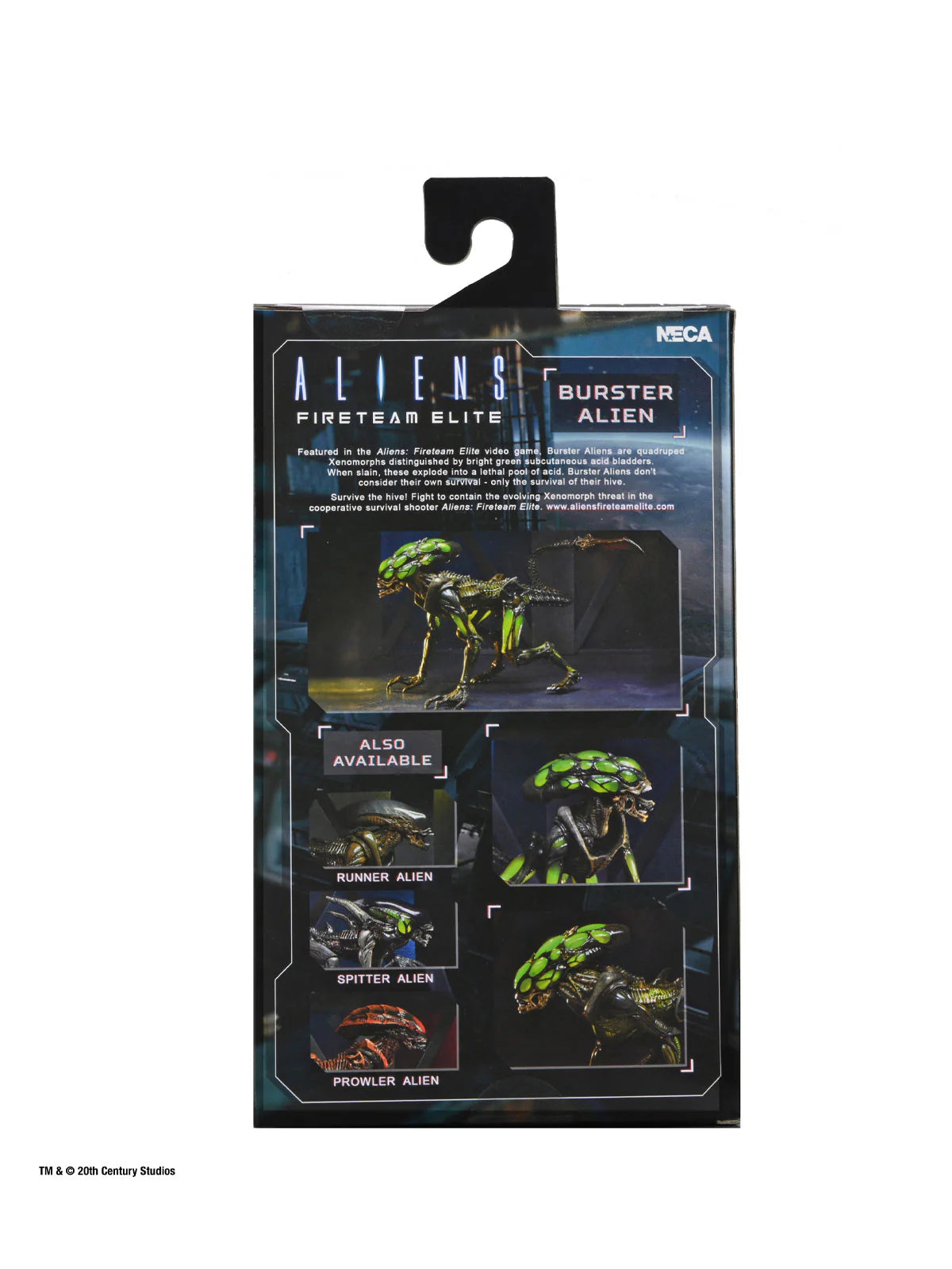 Figura NECA Aliens Fireteam Elite Burster Alien