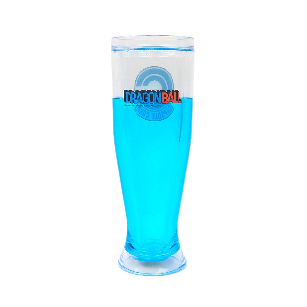 Vaso Dragon Ball Capsule Corp Logo con efecto de brillo en la oscuridad