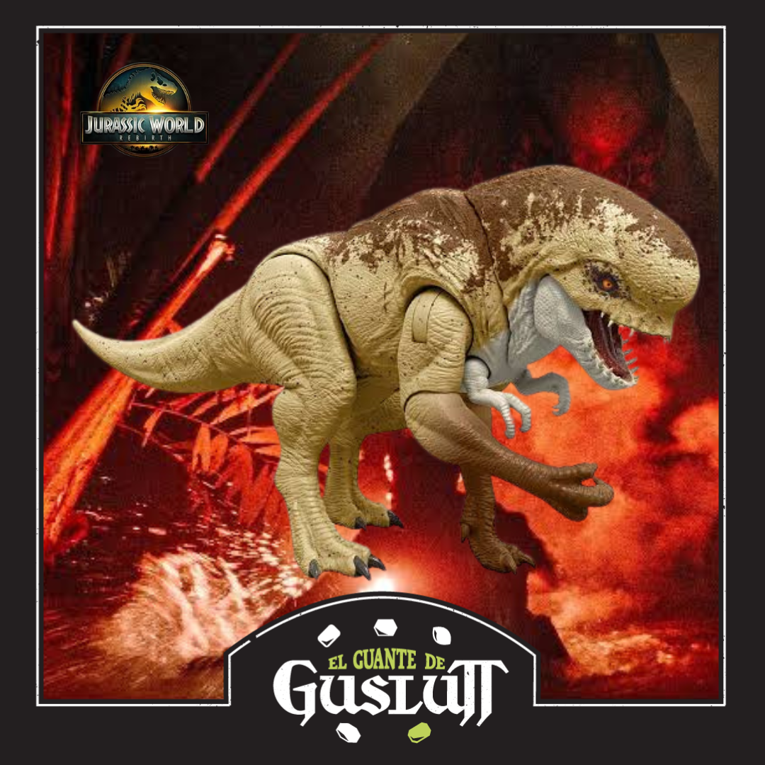 Figura Jurassic World Rebirth Distortus Rex con Acción de Batalla y Sonido