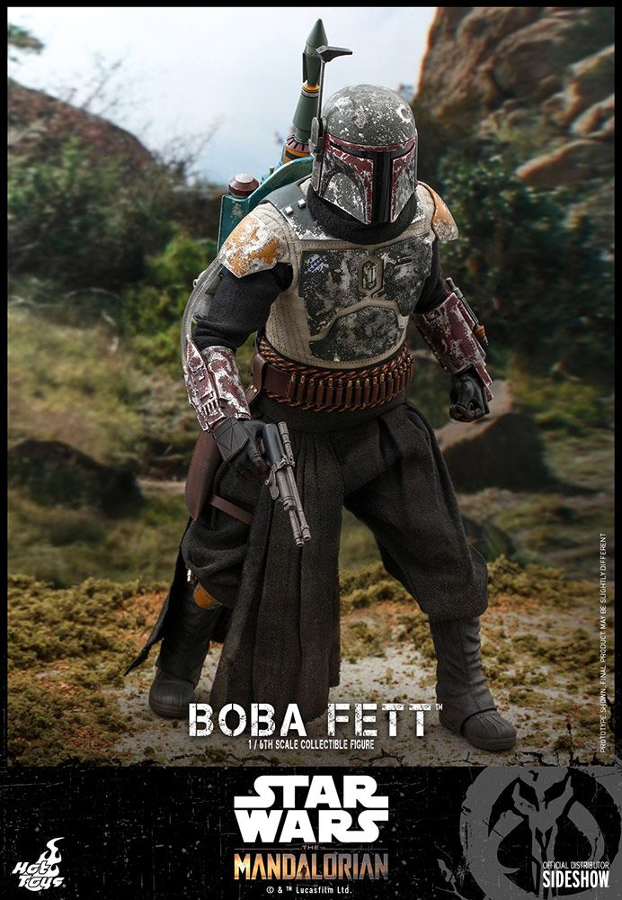 Figura Hot Toys Star Wars The Mandalorian Boba Fett Escala 1/6