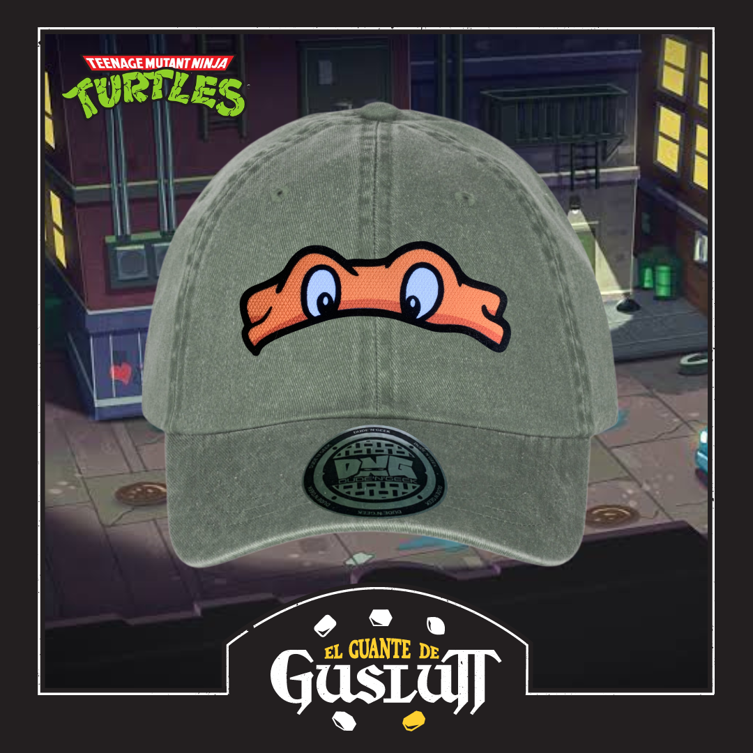 Gorra Tortugas Ninja TMNT “Michaelangelo Mask” Verde Vintage