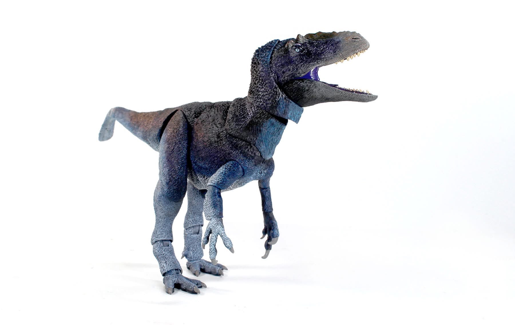 Figura Cyberzoic Yutyrannus Huali Edición Azul Escala 1/18