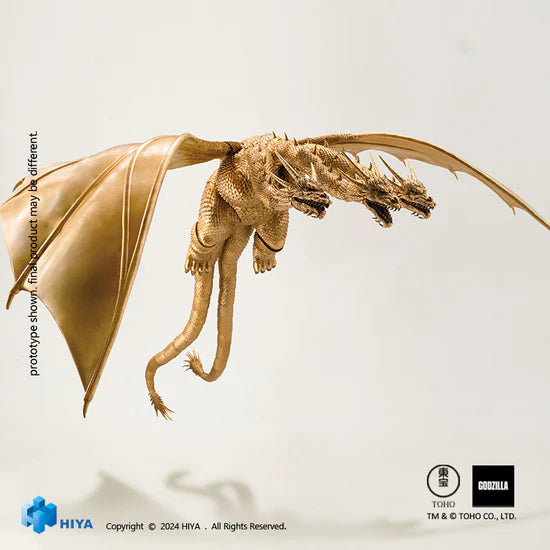 Figura Hiya Toys Godzilla vs King Ghidorah Versión 1991 Escala 1/10