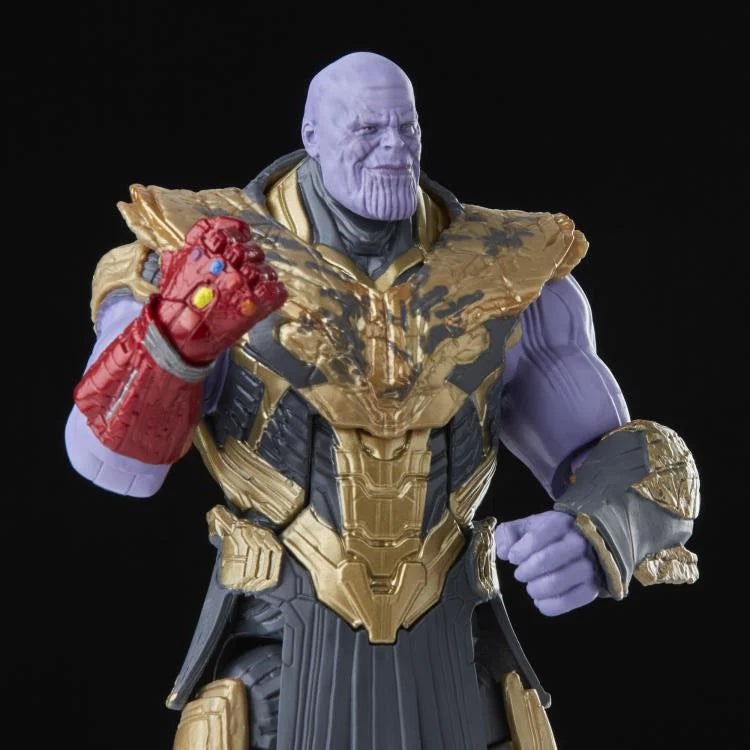 Set de Figuras Marvel Legends Infinity Saga Iron Man Mark 85 vs Thanos Escala 6 Pulgadas