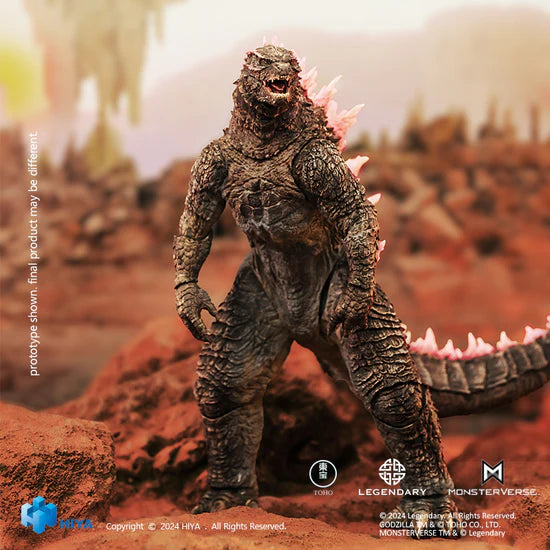Figura Hiya Toys Godzilla X Kong The New Empire Evolved Godzilla Versión 2024 Escala 1/10