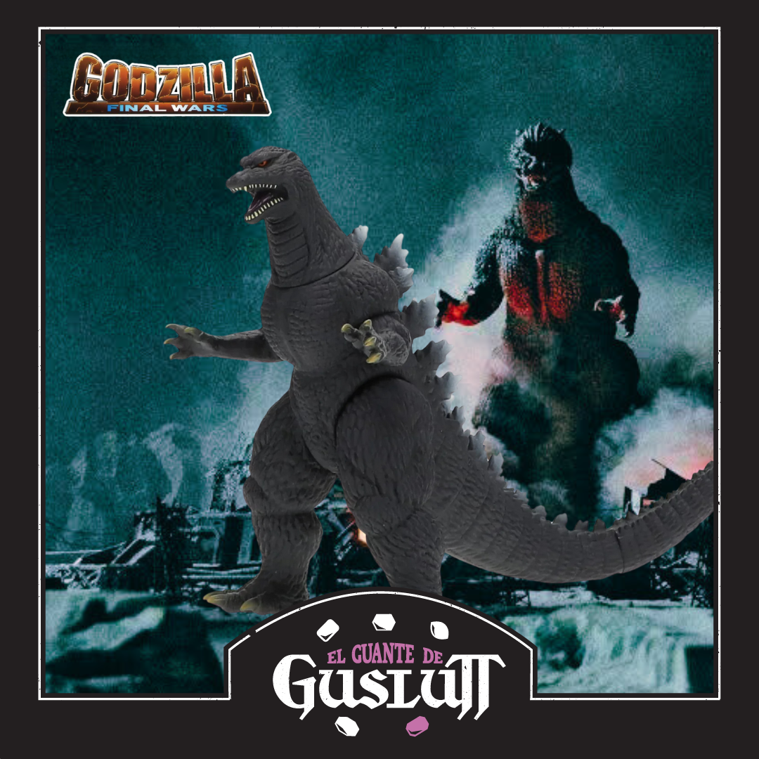 Figura de Vinilo Suave Bandai Namco Godzilla Movie Monster Series Godzilla 2004: Final Wars Escala 1/10