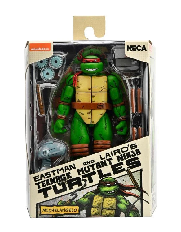 Figura NECA Teenage Mutant Ninja Turtles Michelangelo Edición Mirage Comics