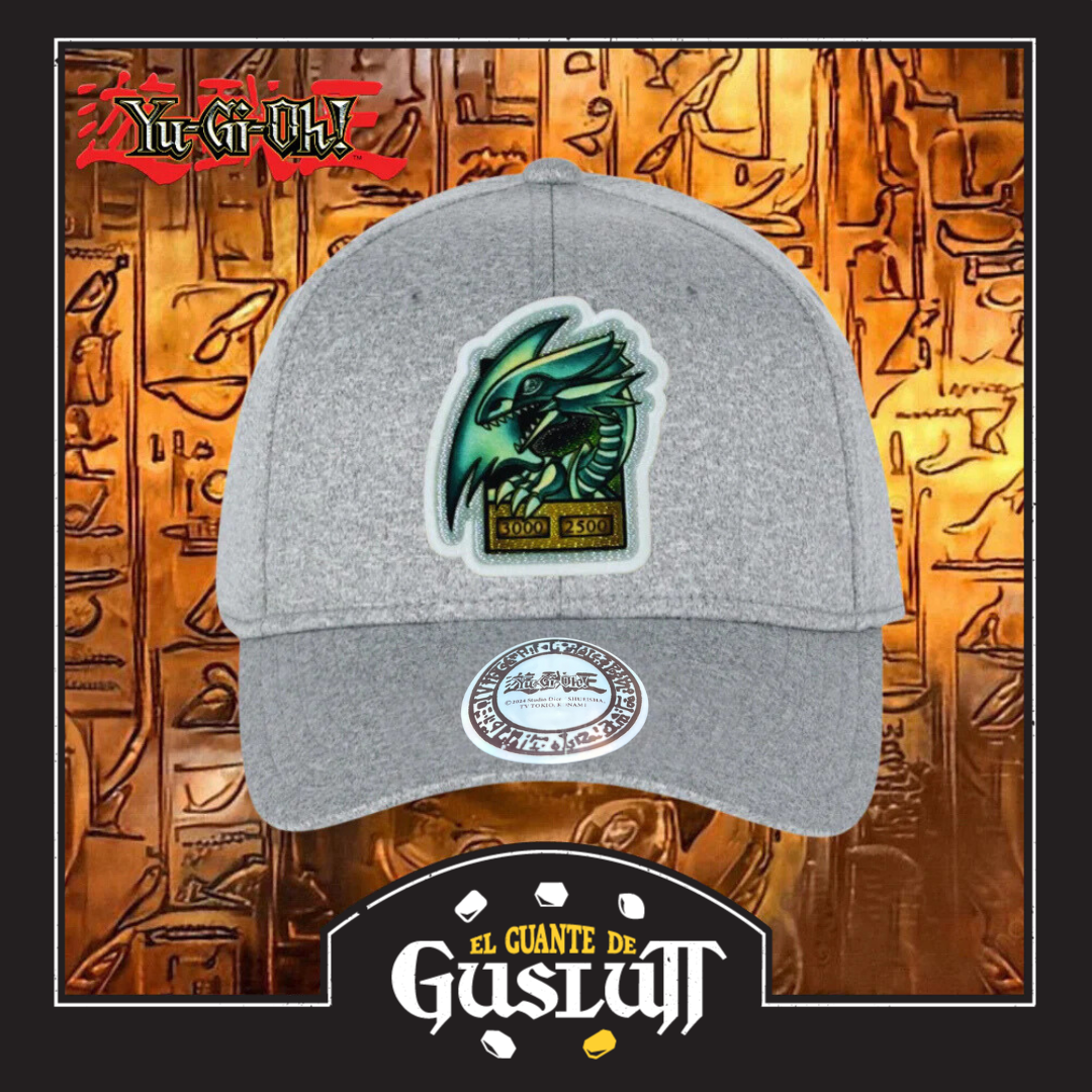 Gorra Yu-Gi-Oh! Dragón Blanco de Ojos Azules Gris Jaspe