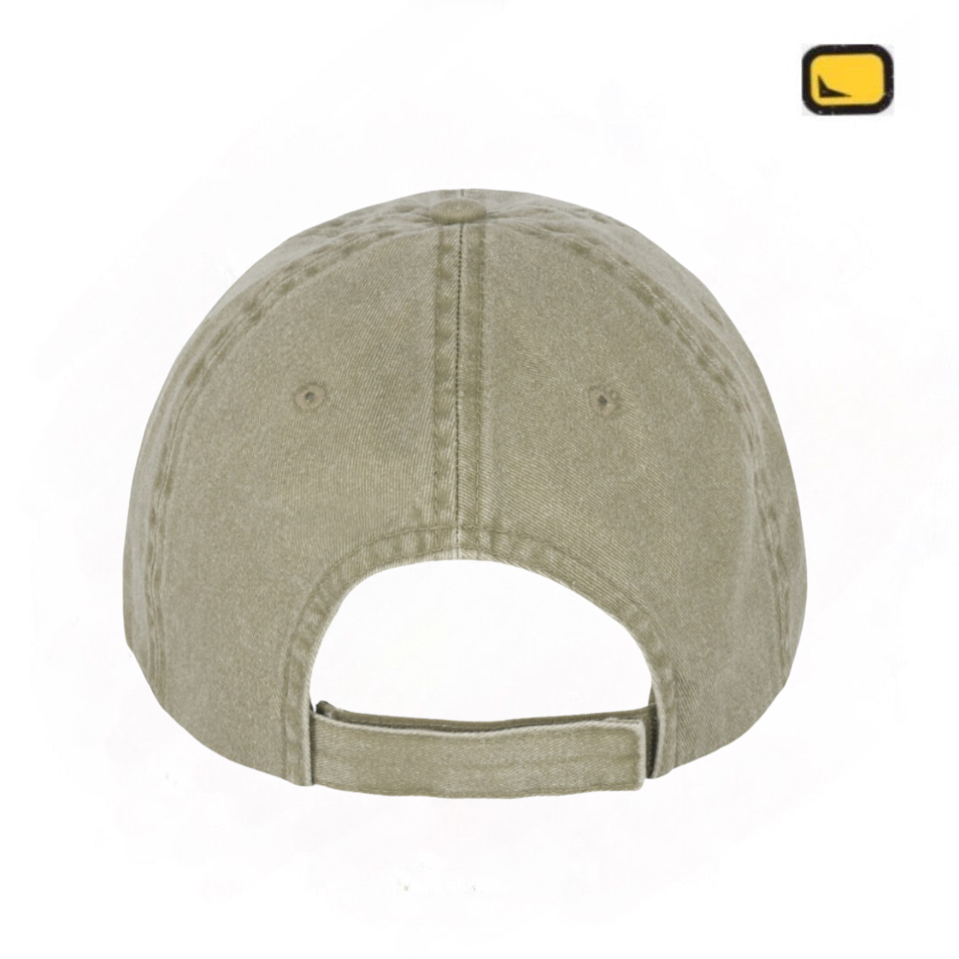 Gorra Los Caballeros del Zodiaco Aioria de Leo Beige Tipo Deslavada