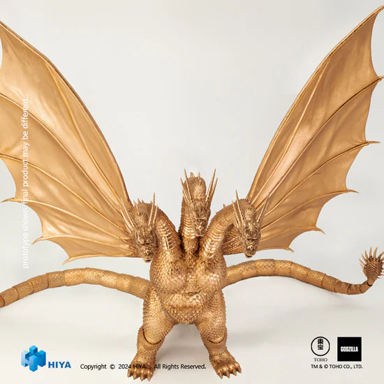 Figura Hiya Toys Godzilla vs King Ghidorah Versión 1991 Escala 1/10