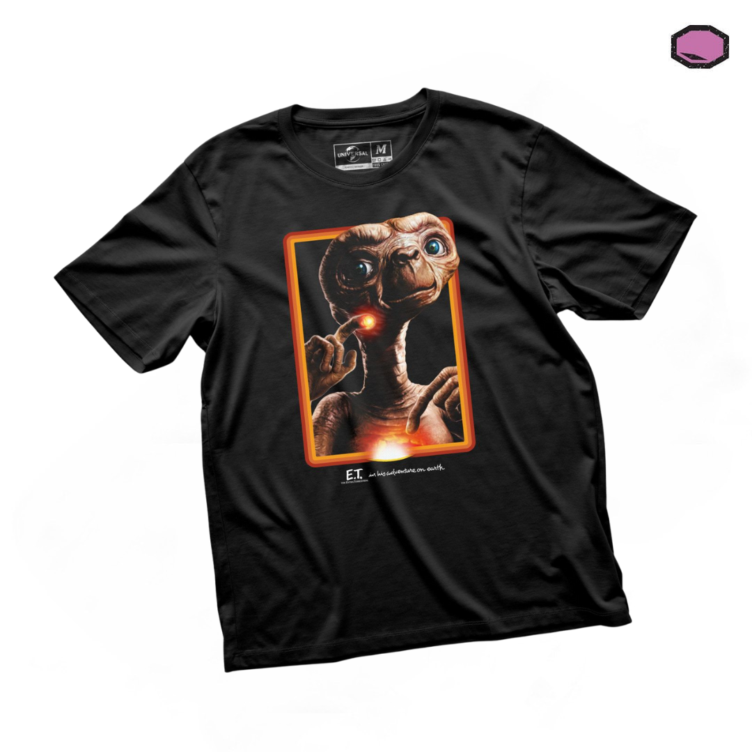 Playera E.T. The Extraterrestrial Negra