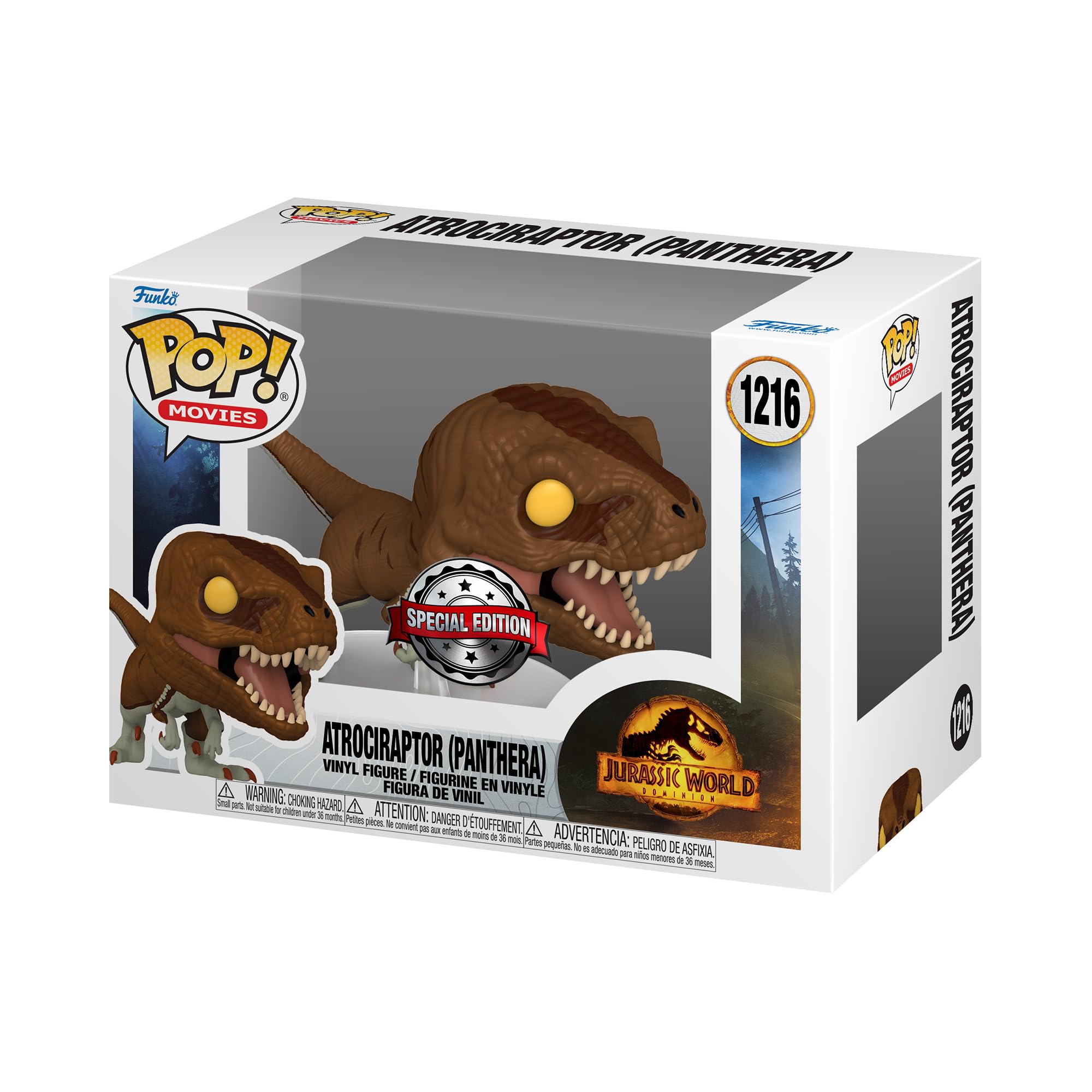 Figura Funko Pop Jurassic World Dominion Atrociraptor Panthera