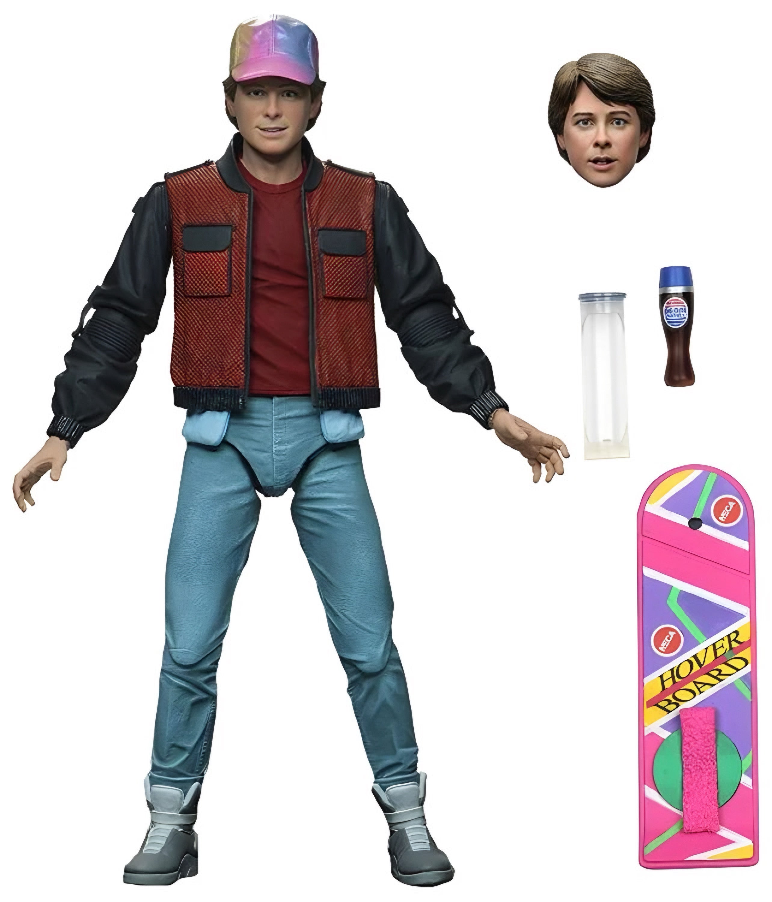 Figura NECA Back to the Future Part II Marty Mcfly Versión Ultimate