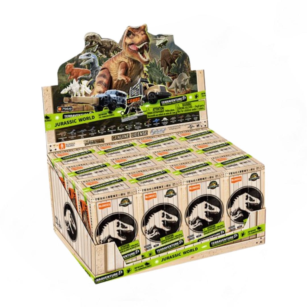 Mini Figura Jurassic World Blokees (Figura al azar)