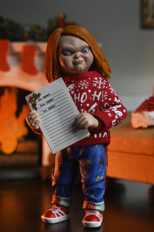 Figura NECA Chucky (Holiday Edition) Versión Ultimate
