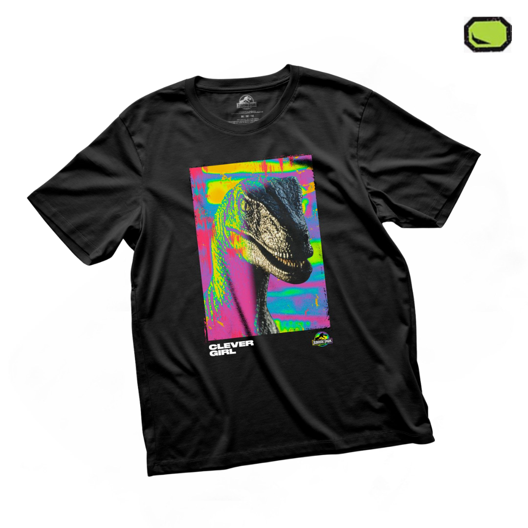 Playera Jurassic Park “Clever Girl” Negra