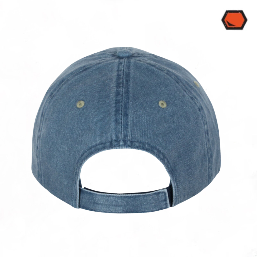 Gorra DC Comics Wonder Woman Academy Logo Azul/Beige Tipo Deslavada